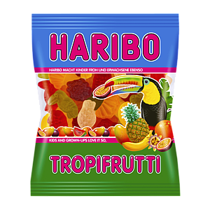 Haribo Tropifrutti Жевательный мармелад в виде тропических фруктов 175г