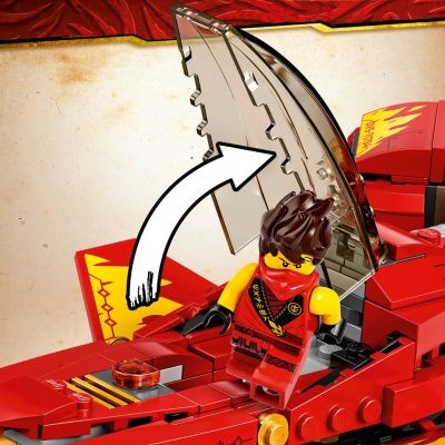 LEGO LEGO Ninjago 71704 Kais Super-Jet LEGO Ninjago 71704 Суперреактивный самолет Кая