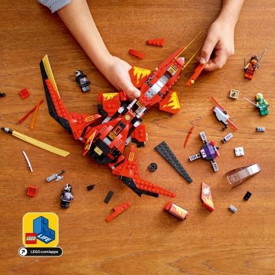 LEGO LEGO Ninjago 71704 Kais Super-Jet LEGO Ninjago 71704 Суперреактивный самолет Кая