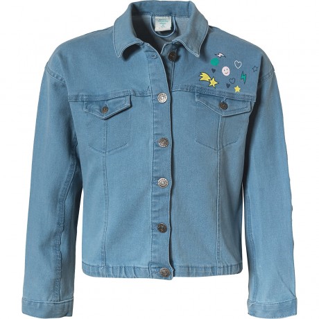BOBOLI Jeansjacke fur Madchen Джинсовая куртка для девочки