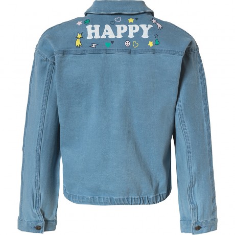 BOBOLI Jeansjacke fur Madchen Джинсовая куртка для девочки