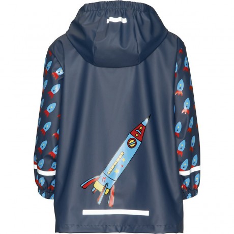 Playshoes Regen-Mantel die Maus Weltraum Regenjacken fur Jungen Дождевик космический дождевик с мышью для мальчиков