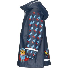 Playshoes Regen-Mantel die Maus Weltraum Regenjacken fur Jungen Дождевик космический дождевик с мышью для мальчиков