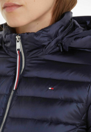 Tommy Hilfiger FEMININE Down jacket marine ЖЕНСКОЕ Пуховик морской