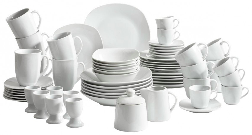 Van Well Van Well Kombiservice Atrium 62-tlg. Weiss Комбинированный сервиз Van Well Atrium 62 шт.
