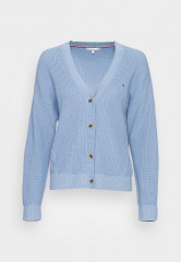Tommy Hilfiger HAYANA CABLE CARDIGAN Cardigan moon blue КАРДИГАН HAYANA CABLE Кардиган лунно-голубой