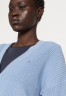 Tommy Hilfiger HAYANA CABLE CARDIGAN Cardigan moon blue КАРДИГАН HAYANA CABLE Кардиган лунно-голубой