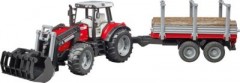 Bruder Trak 41cm Massey Ferguson 7480 Frontlader + Hanger Фронтальный погрузчик Trak 41cm Massey Ferguson 7480 + подвеска