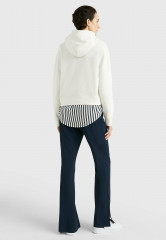 Tommy Hilfiger MONOGRAM  Hoodie weathered white МОНОГРАММА Толстовка с капюшоном выветрившийся белый