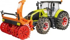 Bruder Claas Axion 950 mit Schneeketten und Schneefrase 1:16 Claas Axion 950 с цепями противоскольжения и снегоуборщиком 1:16