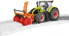 Bruder Claas Axion 950 mit Schneeketten und Schneefrase 1:16 Claas Axion 950 с цепями противоскольжения и снегоуборщиком 1:16