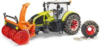 Bruder Claas Axion 950 mit Schneeketten und Schneefrase 1:16 Claas Axion 950 с цепями противоскольжения и снегоуборщиком 1:16