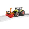 Bruder Claas Axion 950 mit Schneeketten und Schneefrase 1:16 Claas Axion 950 с цепями противоскольжения и снегоуборщиком 1:16