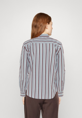 Tommy Hilfiger REGULAR Blouse split global/breezy blue ОБЫЧНАЯ Блузка сплит глобальный / свежий синий