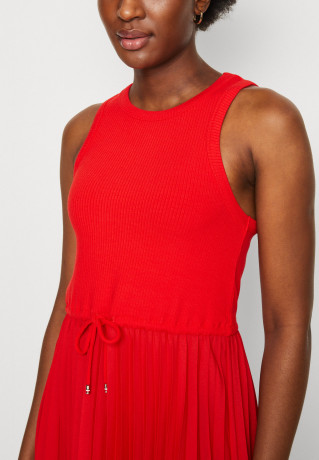 Tommy Hilfiger TANK PLEATED DRESS MIDI Day dress fireworks ПЛАТЬЕ МИДИ СО СКЛАДКАМИ Повседневное платье салют
