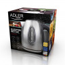 Adler Adler Wasserkocher AD 1223, 1,7 L, 2200 Watt, kabellos, LED-Anzeige, Edelstahl Чайник Adler AD 1223, 1,7 л, 2200 Вт, беспроводной, светодиодный дисплей, нержавеющая сталь