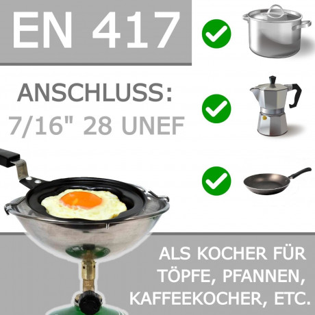 TronicXL TronicXL Gaskocher 2in1 Gaskocher + Mobile Heizung I Notheizung I Camping Set mit Gas  Газовая плита TronicXL Газовая плита 2-в-1 + мобильный обогреватель I аварийный обогреватель I походный комплект с газом