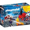 PLAYMOBIL PLAYMOBIL 9468 Feuerwehrmanner mit Loschpumpe Пожарные PLAYMOBIL 9468 с пожарным насосом