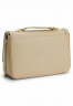 Tommy Hilfiger TEXTURED MONOGRAM FLAP  Across body bag beige TEXTURED MONOGRAM FLAP Сумка через плечо бежевый