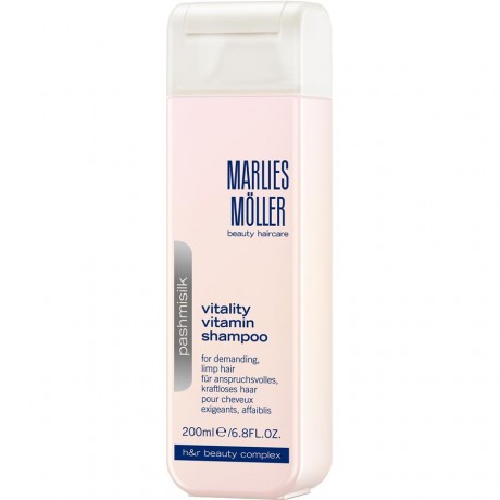 Marlies Moller Pashmisilk Delight Vitamin Shampoo Восстанавливающий Шампунь для волос, 200 мл