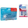 PLAYMOBIL PLAYMOBIL 2er Set:  Unterwassermotor + 4 GRUNDIG-Alkaline Batterien AA\/LR6 1 Комплект PLAYMOBIL из 2 шт.: подводный мотор + 4 щелочные батареи GRUNDIG AA/LR6 1