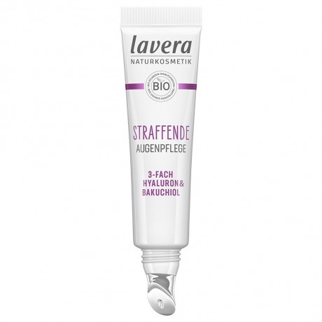 lavera Augencreme straffend 3fach Hyaluron & Bakuchiol  Укрепляющий крем для кожи вокруг глаз с тройной гиалуроном и бакучиолом