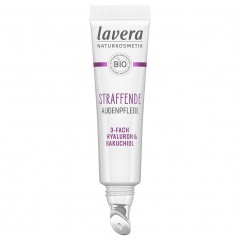 lavera Augencreme straffend 3fach Hyaluron & Bakuchiol Укрепляющий крем для кожи вокруг глаз с тройной гиалуроном и бакучиолом