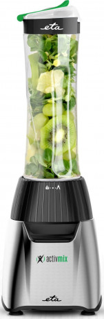 eta eta Smoothie-Maker ACTIVMIX ETA110390000, 350 W, Puls-Schalter, 19000 U/min., 2 Sportflaschen, Slim-Format, Mix-Messer  Эта смузи-генератор ACTIVMIX ETA110390000, 350 Вт, импульсный переключатель, 19000 об/мин, 2 спортивные бутылки, тонкий формат, нож