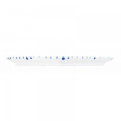 Gmundner Keramik Gmundner Keramik Blaugeflammt Platzteller Cup d: 32 cm / h: 2,2 cm Керамическая чашка Gmundner с синим пламенем под тарелку d: 32 см / высота: 2,2 см