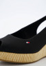 Tommy Hilfiger ICONIC ELBA SLING BACK WEDGE Platform sandals schwarz (15) ICONIC ELBA SLING BACK WEDGE Сандалии на платформе черный (15)