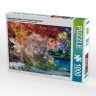 CALVENDO Puzzle CALVENDO Puzzle Rot-getigerte Katze in einer bunten Gartenidylle Пазл CALVENDO Puzzle Рыжий полосатый кот в красочной садовой идиллии