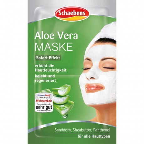 Schaebens Aloe Vera Maske 10er Beutel  Маска с алоэ вера, упаковка из 10 шт.