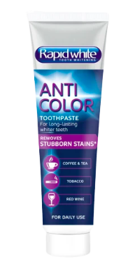 Rapid white Zahnpasta Anti Color, Зубная паста против изменения цвета зубов, 75мл