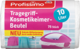Profissimo Косметические мешки для мусора с ручкой 10L, 75 шт