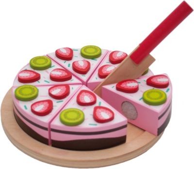 Chr. Tanner Spiellebensmittel Erdbeertorte zum Schneiden Клубничный торт Play food для нарезки