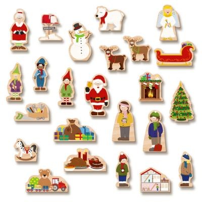 yoamo Wichtelwerkstatt Spielkoffer fur Kinder mit Holzfiguren Игровой шкаф Wichtelwerkstatt для детей с деревянными фигурками
