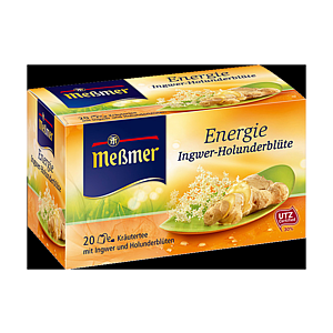 Messmer Травяной сбор Энергия Имбирь-Цветки бузины 40г, 20 пакетиков
