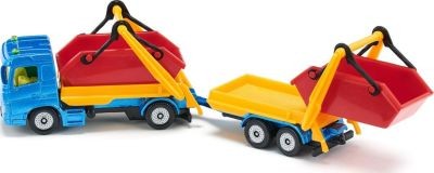 SIKU SIKU 1695 LKW mit Absetzmulde und Anhanger Грузовик SIKU 1695 с скипом и прицепом