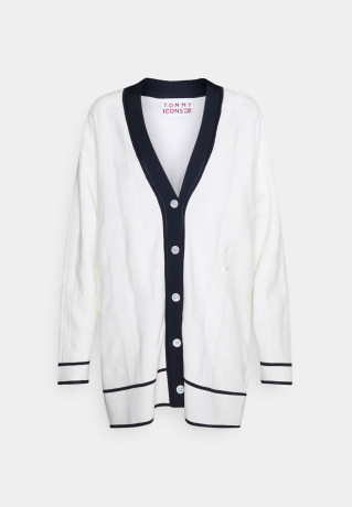 Tommy Hilfiger ICON CHECK Cardigan ecru ICON CHECK Кардиган экрю
