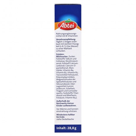 Abtei (Абтай) Vitamin B Komplex Forte мини дражже 50 шт