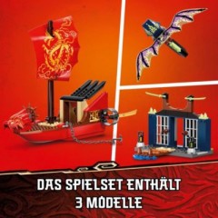 LEGO LEGO NINJAGO 71749 Flug mit dem Ninja-Flugsegler LEGO NINJAGO 71749 Ниндзя Полет на самолете