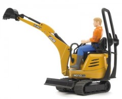Bruder BRUDER 62002 bworld JCB Mikrobagger 8010 CT Микроэкскаватор BRUDER 62002 bworld JCB 8010 CT