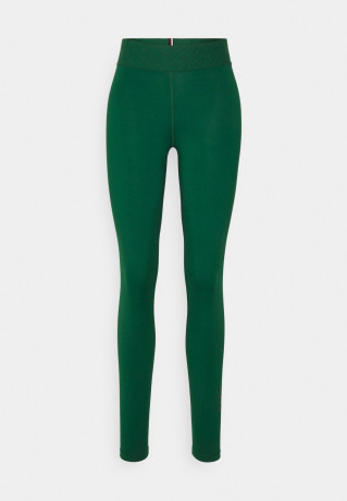 Tommy Hilfiger MONOGRAM TAPE LEGGING Leggings prep green ЛЕГГИНГИ С МОНОГРАММОЙ Леггинсы подготовка зеленый