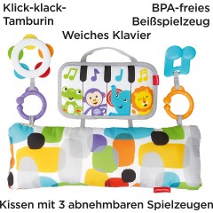 Mattel Fisher-Price Musik Spielkissen Bauchlage Подушка для музыкальных игр Fisher-Price