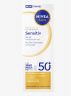 NIVEA SUN Sonnenfluid Gesicht sensitiv, LSF 50+, Солнцезащитный флюид для чувствительной кожи лица, SPF 50+, 40 мл
