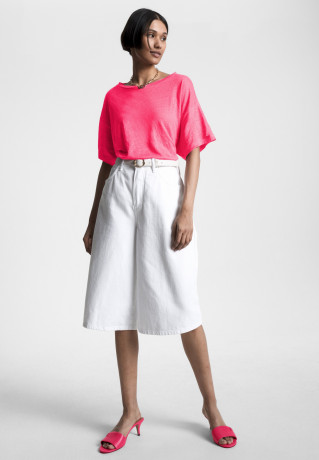 Tommy Hilfiger RELAXED FIT Basic T-shirt bright cerise pink RELAXED FIT Базовая футболка ярко-вишнево-розовый