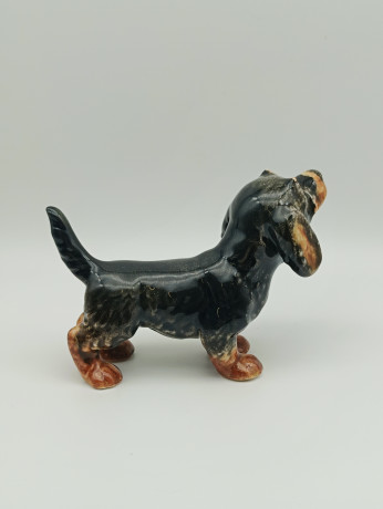 Статуэтка винтажная Goebel "Такса", фарфор, 12 х 8 см, Германия, 1970-80гг.