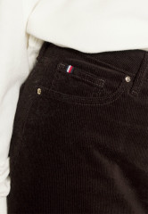 Tommy Hilfiger SKIRT A-line skirt chocolate ЮБКА Юбка А-силуэта шоколад