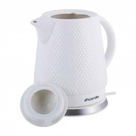 Kamille Kamille Wasserkocher Elektrischeswasserkocher 1,5L Keramik Wasserkocher, 1,5 l, 1200 W Чайник с ромашками Электрический чайник 1,5 л Керамический чайник, 1,5 л, 1200 Вт
