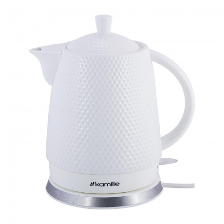 Kamille Kamille Wasserkocher Elektrischeswasserkocher 1,5L Keramik Wasserkocher, 1,5 l, 1200 W Чайник с ромашками Электрический чайник 1,5 л Керамический чайник, 1,5 л, 1200 Вт
